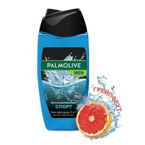 Гель для душа 3 в 1 для тела, лица и волос Palmolive Men Спорт Восстанавливающий, 250 мл