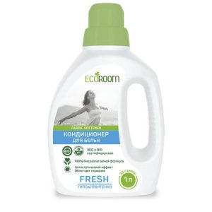 Кондиционер для белья Ecoroom Fresh, биоразлагаемый, 1л