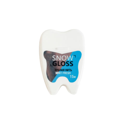 Зубная нить SnowGloss Mint Fresh, 15м — изображение 2