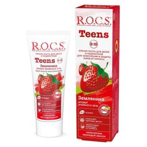 Зубная паста детская R.O.C.S Земляника 74г