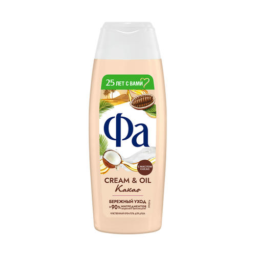 Фа Крем-гель для душа Cream & Oil Какао, 250 мл