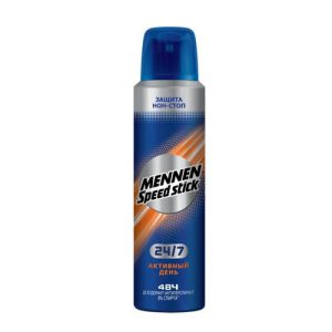MENNEN SPEED STICK 24/7 Активный День дезодорант-антиперспирант спрей мужской, 150 мл