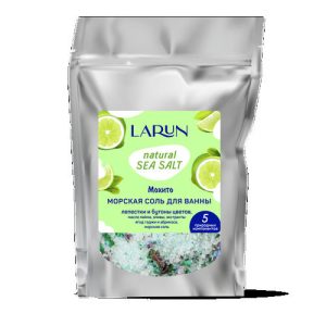 Соль для ванны морская Larun Мохито, натуральная, 250 г