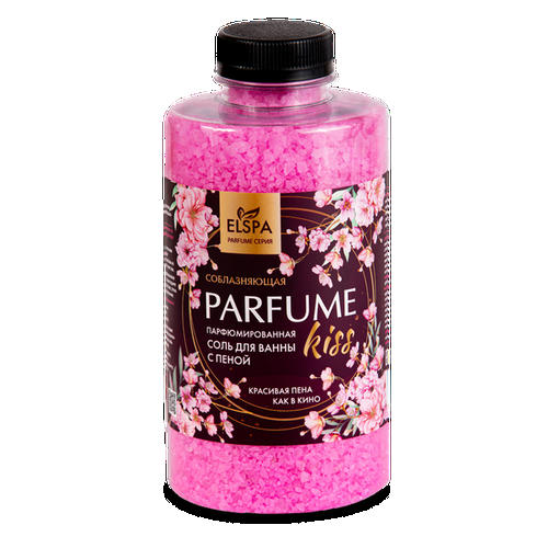 Соль для ванны Elspa Parfume Kiss Соблазняющая с пеной 800г