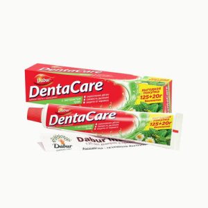 Зубная паста Dabur DentaCare 125г+20г с кальцием и экстрактом трав