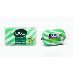 Крем-мыло Exxe 1+1 Оливковое масло/зелёный чай 1шт*80г зеленое