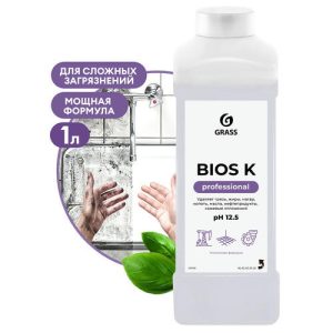 Grass: Биос-К 1л высококонц. щелочное моющее ср-во