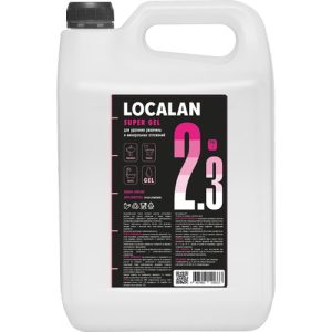 Localan: Super Gel 2.3 5л для чистки сантехники от налета и ржавчины, сильнокислотное