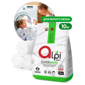 Grass: АЛПИ Эксперт 10кг порошок для стирки белых вещей