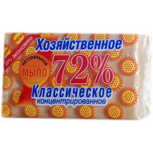 Мыло хозяйственное: 150г 72% в обёртке Аист