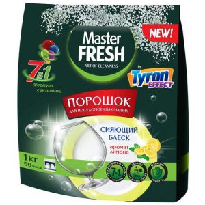 Мастер Фреш Порошок д/посудомоеч машин Аромат лимона 1000 г / 10