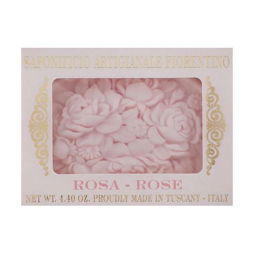 Мыло натуральное "Роза", Saponificio Artigianale Fiorentino Botticelli Rose Soap