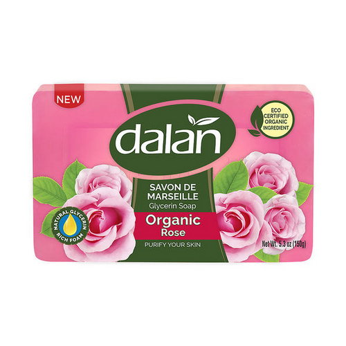 Глицериновое мыло "Роза", Dalan Savon De Marseille Glycerine Soap Organic Rose