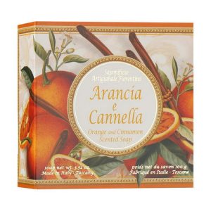 Натуральное мыло "Апельсин и Корица", Saponificio Artigianale Fiorentino Orange & Cinnamon Soap