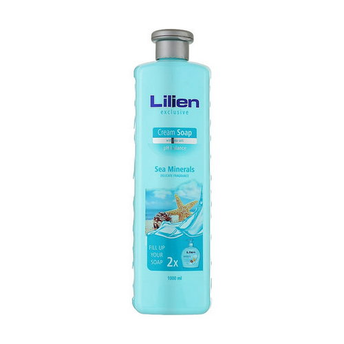 Жидкое крем-мыло "Морские минералы", Lilien Sea Minerals Cream Soap (сменный блок)