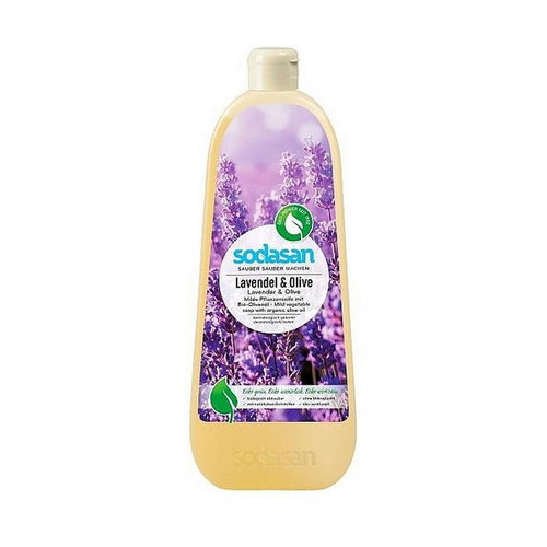 Жидкое мыло "Lavender-Olive" успокаивающее, Sodasan Liquid Lavender-Olive Soap — изображение 2