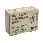 Органическое мыло "Солодка и активированный уголь", Sapone Di Un Tempo Organic Soap Liquorice And Activated Charcoal