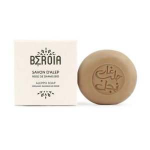 Мыло с маслом дамасской розы, Beroia Aleppo Soap With Rose