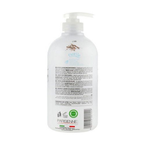 Жидкое мыло "Белый мускус", Parisienne Italia Fiorile White Musk Liquid Soap — изображение 2