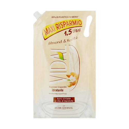 Жидкое мыло "Миндаль и карите", Vidal Liquid Soap Almond&Karite (дой-пак) — изображение 2
