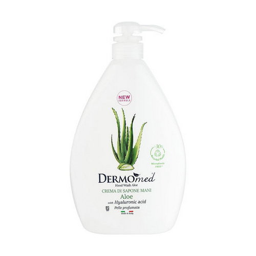 Крем-мыло для рук "Алоэ", Dermomed Hand Wash Aloe With Hyaluronic Acid