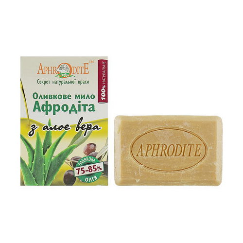 Оливковое мыло с алоэ вера, Aphrodite Olive Oil Soap With Aloe Vera — изображение 2