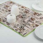 Салфетка для сушки посуды Доляна «Париж, я тебя люблю», 34x50 см, лён