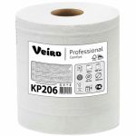 Полотенца бумажные Veiro Professional Comfort KP206 в рулонах с ЦВ 2 слоя, 180 метров