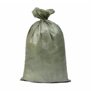 Мешок полипропиленовый, 55 x 95 см, на 50 кг, зелёный, набор 10 шт