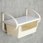 Полка Dely mini с 1 корзиной, цвет слоновая кость