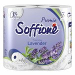 Туалетная бумага Soffione Premium Toscana Lavender, 3 слоя, 4 рулона