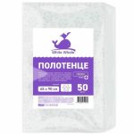 Полотенце White Whale «Мишки», 45x90 см, люкс, спанлейс, 60 г/м2, 50 шт