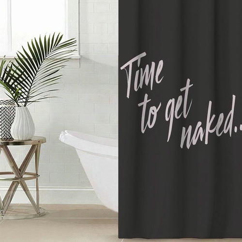 Штора для ванной Этель Time to get naked 145 х 180 см, полиэстер