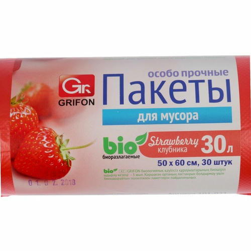 Мешки для мусора ароматизированные, 30 л, 10 мкм, 50x60 см, ПНД, 30 шт, цвет и аромат МИКС — изображение 2