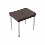 Стул для ванной Ecaliptus, до 100 кг, 37 х 30 х 34 см, коричневый