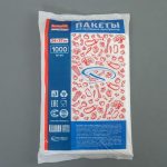Пакеты для хранения продуктов, 24x37 см, 7 мкм, 1000 шт, цвет прозрачный
