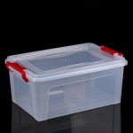 Контейнер для хранения с крышкой, 14 л, 42,7x28,9x17,8 см, цвет прозрачный