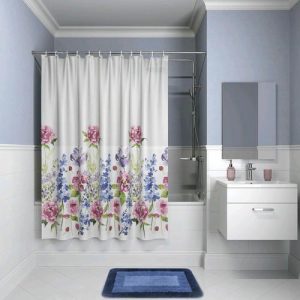 Штора для ванной комнаты IDDIS PEVA размер 180 x 180 см