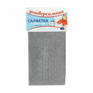 Салфетка из микрофибры универсальная, 40х60 см, в ассортименте