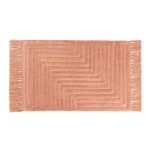 VETTA Коврик универсальный с кистями 50x80 см, хлопок, какао