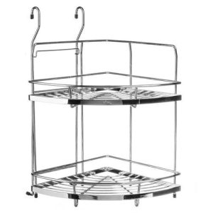 VETTA Полка угловая двойная 25x23x43см