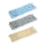 VETTA Насадка для швабры, основа полиэстер, букли микрофибра, эконом, 40x10см, вес 70 г