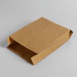 Пакет бумажный фасовочный, крафт, V-образное дно 30 х 17 х 7 см - 100 шт.