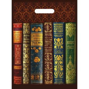 Пакет "Книги" полиэтиленовый с вырубной ручкой, 50 мкм, 30 х 40 см - 50 шт.
