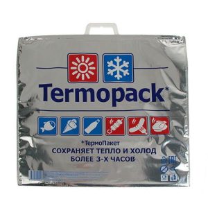 Термопакет двухслойный, металлизированный, 60 х 55 см - 1 шт.