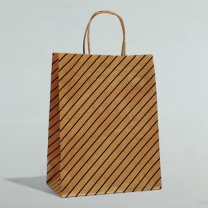Пакет крафт, «Люрекс», 24 х 10,5 х 32 см - 1 шт.